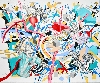 <b>Sea of Nectar</b><br />Pencil, acrylic, oil on canvas, 75x106 cm, 2013