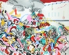 <b>Aero</b><br />Pencil, acrylic on canvas, 130x105 cm, 2013