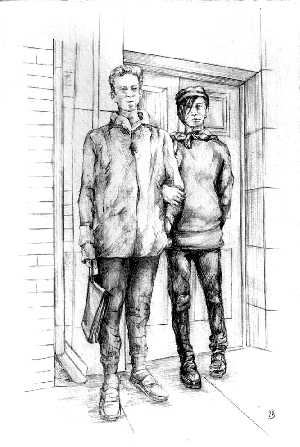 <b>from series Unrealized desire</b><br />pencil on paper, 11x17 cm, 2020